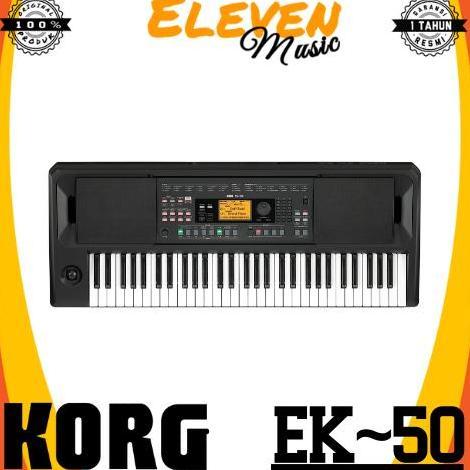 TERBARU KORG EK-50 61-KEYS ENTERTAINER KEYBOARD KOEG EK50 KEYBOARD PORTABLE PAKET