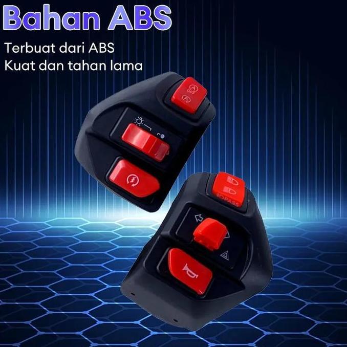 Promo Saklar Tombol Saklar Hitam Sein Hazard Pass Beam Only MioMio J Mio Sporty Jupiter Z Jupiter Mx