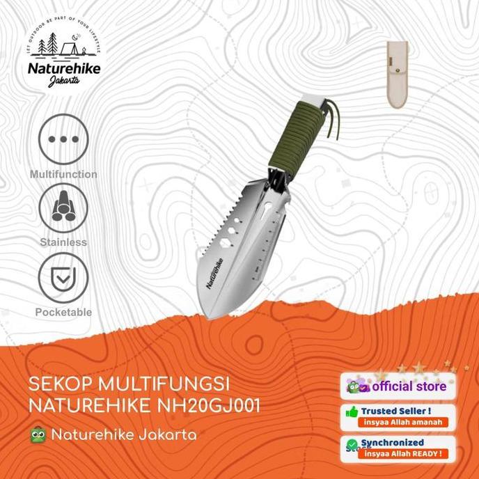 SEKOP MULTIFUNGSI NATUREHIKE NH20GJ001 CAMPING PISAU GERGAJI