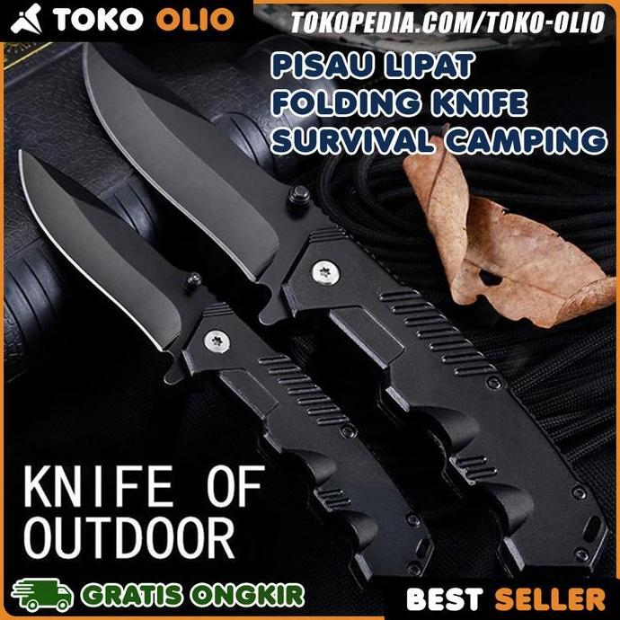 Pisau Lipat Sangat Tajam Tactical Folding Knife Survival Camping