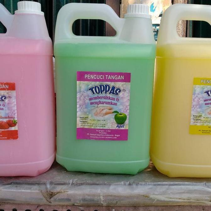 sabun cuci tangan toppas 5 liter