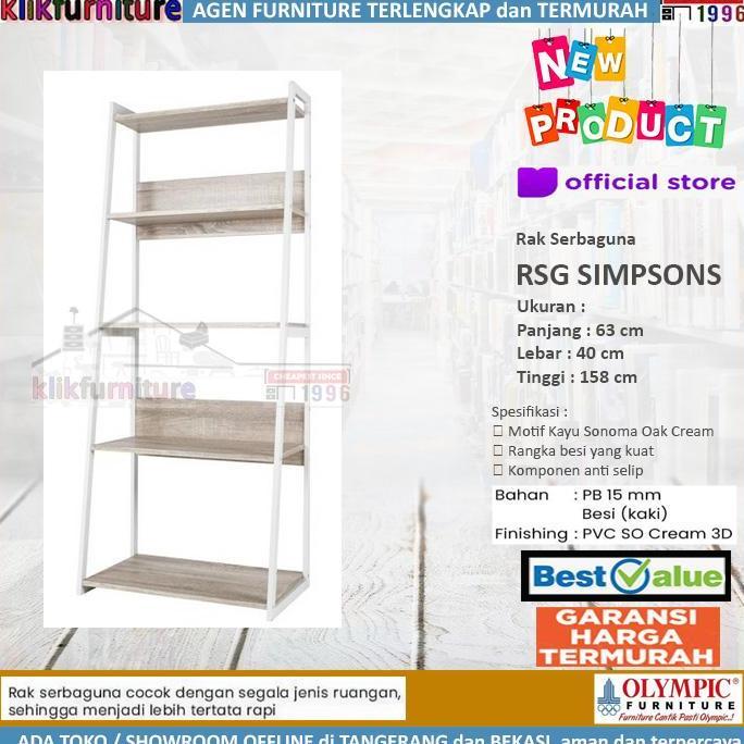 Rak Buku Rak Serbaguna Rak Multifungsi RSG SIMPSONS Olympic
