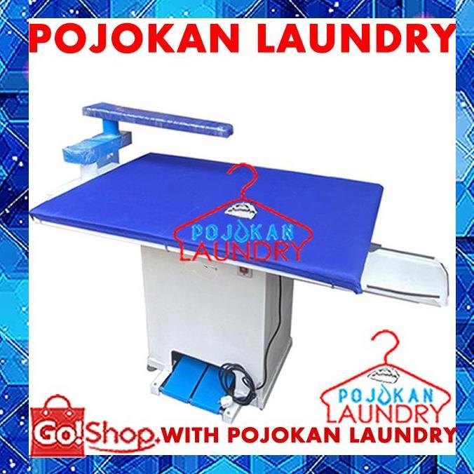Bst Ready Meja Setrika Vacuum Uap Megochi / Meja Vakum Sedot Angin/ Meja Gosok Dinamo Sedot Angin Me