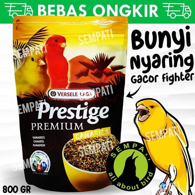 PROMO HARI INI - SEMPATI Prestige Canary Premium Versele Laga Import Prestige Kenari Mix Seed 800 Gr