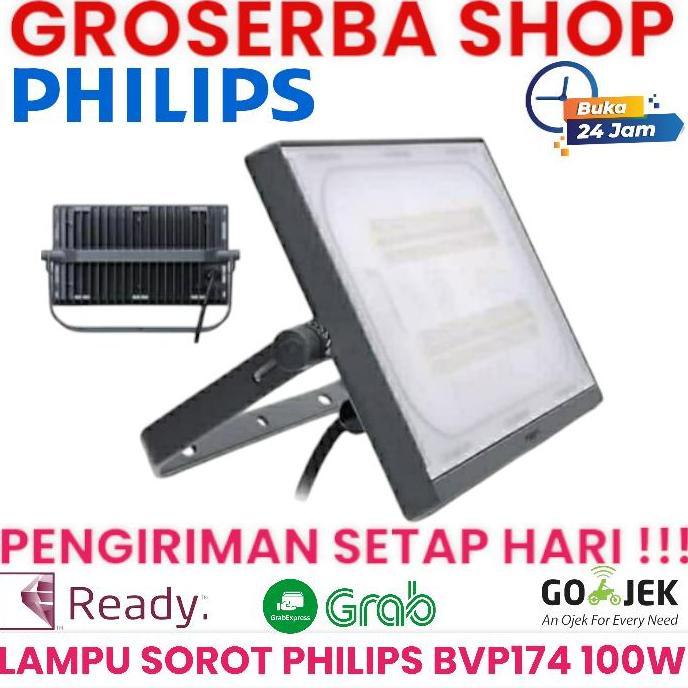 Philips Bvp174 100W Led - Lampu Sorot Philips Bvp 174 100 Watt Putih