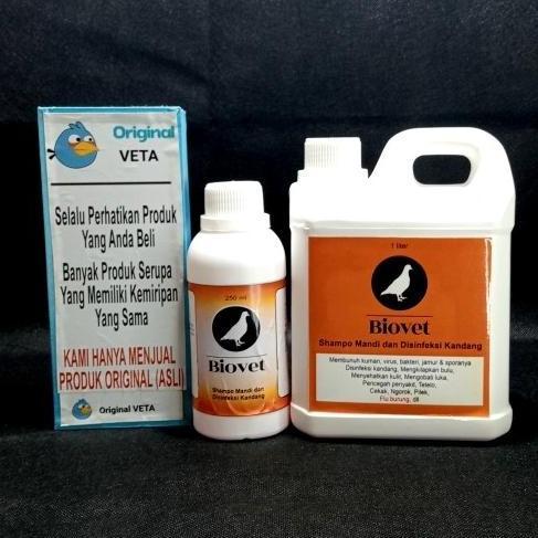 HARGA TERBAIK - SHAMPO BIOVET VITAREST SAMPO BURUNG MERPATI DARA DISINFEKTAN KANDANG