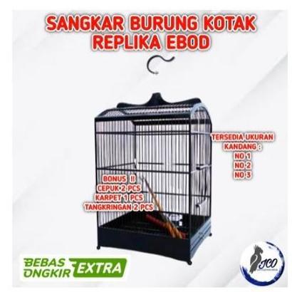GRATIS ONGKIR - sangkar kotak replika super halus