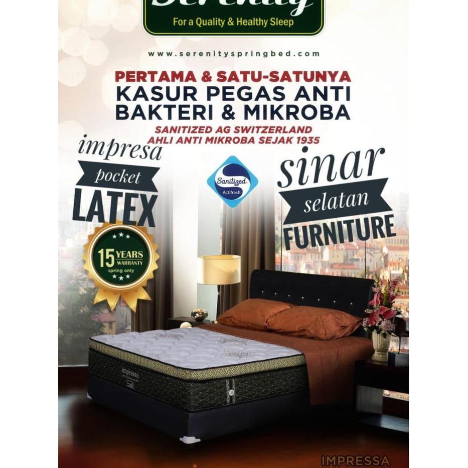 Elite Serenity Impressa Pocket Latex Uk 120x200 Matras Only