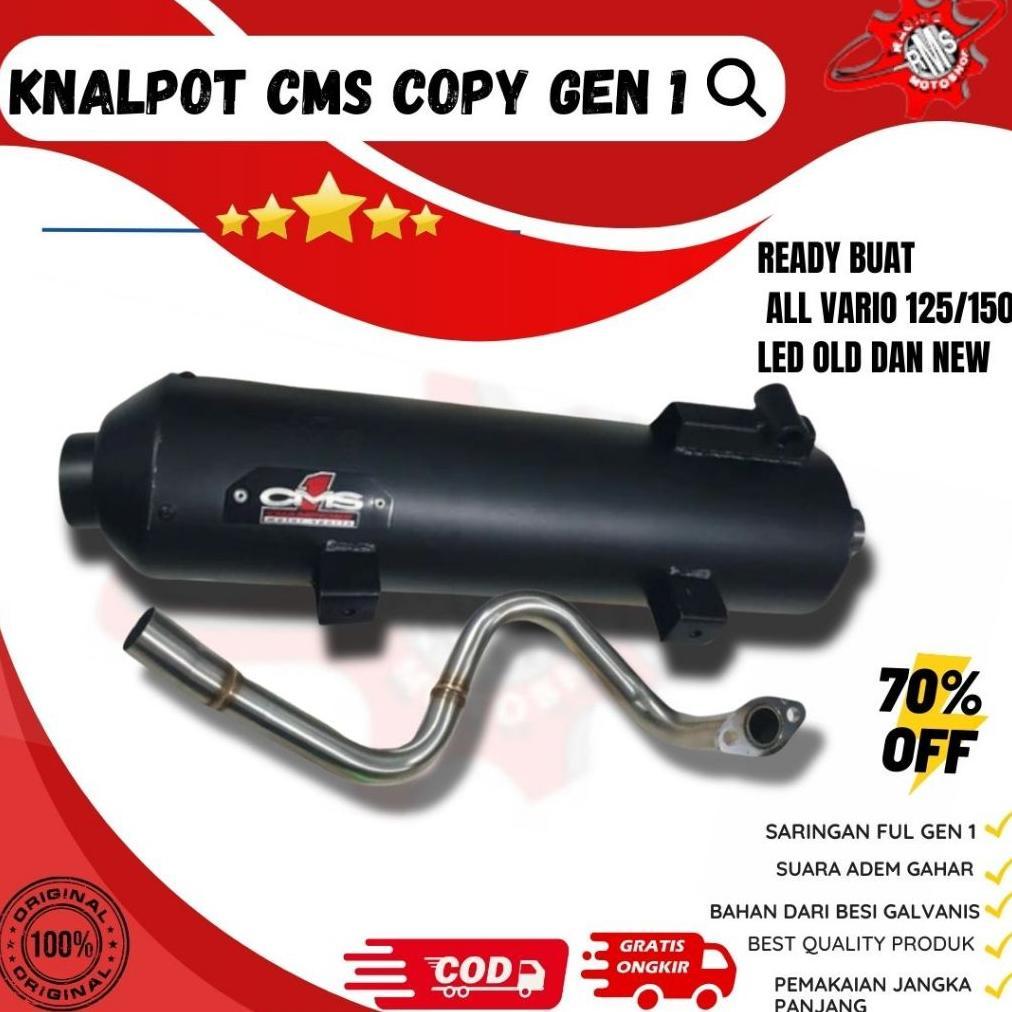 Ready Knalpot Vario COPY CMS VARIO 150 NEW KNALPOT VARIO 125 OLD knalpot ZRC Knalpot TZM Muffler Var