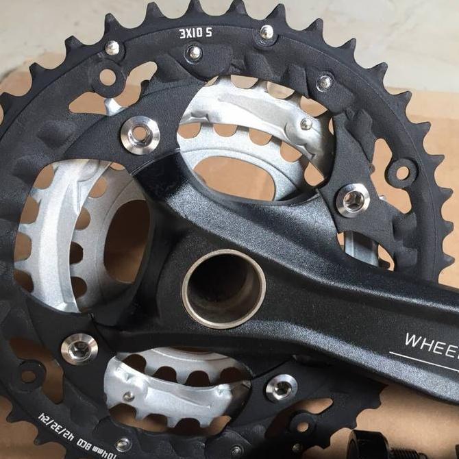 crankset Hollowtech MTB wheel top Taiwan 24 32 42T arm 170mm 3x10speed