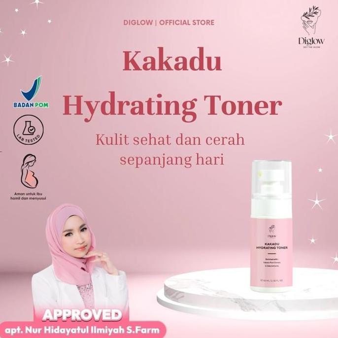 Diglow Toner Wajah Kakadu Hydrating Toner