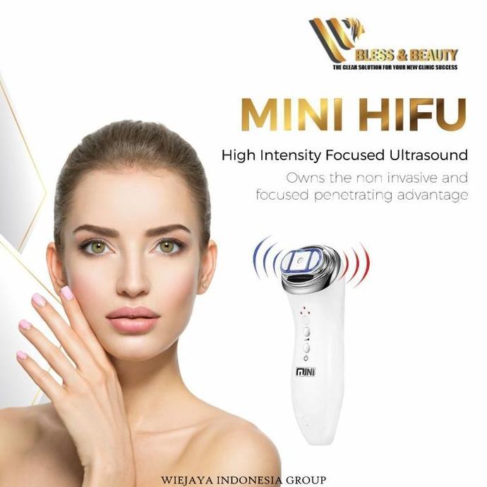 Alat Kecantikan Wanita Ultrasonic Mini HIFU Perawatan Wajah Anti Penuaan Kerutan Mengencangkan Kulit