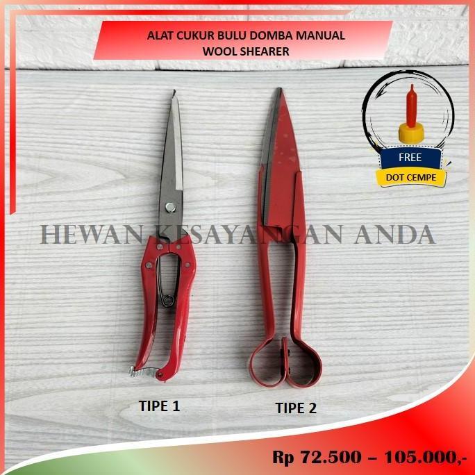 Gunting Bulu Alat cukur Bulu Domba Manual Wool Shearer