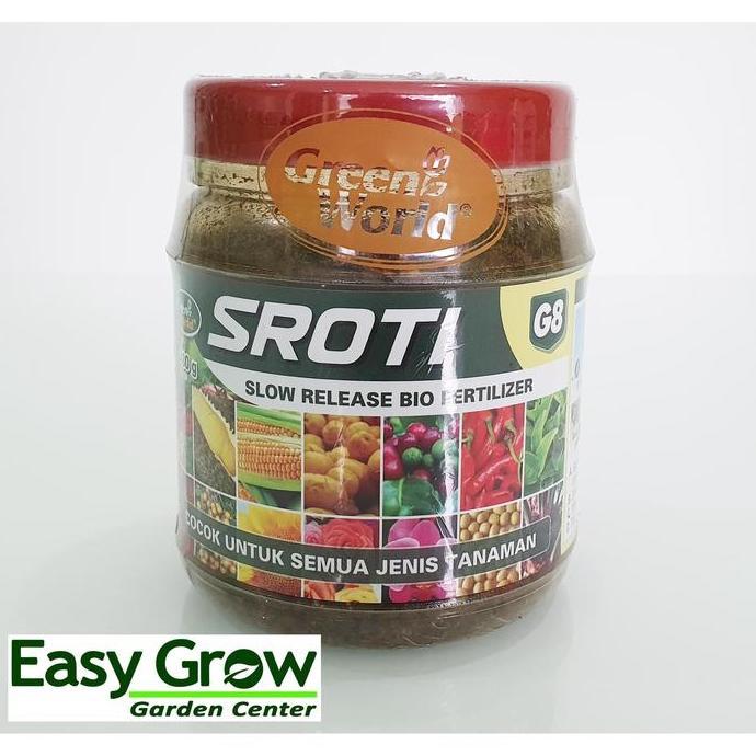 Pupuk Organik Slow Release Sroti G8 Untuk Segala Jenis Tanaman 480gr