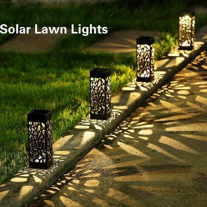 Lampu Taman solar panel lampu hias dekorasi taman lampu tenaga solar