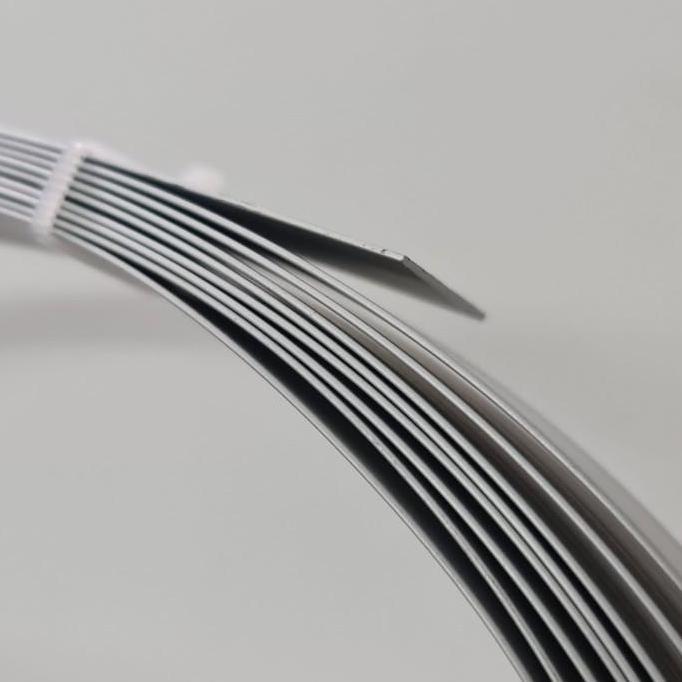 Plat strip alumunium per rol panjang 6 meter