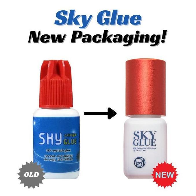 DEAL TERBAIK - PROMO! Sky Glue S+ Glue Eyelash Extension / Lem bulumata Sambung tutup merah