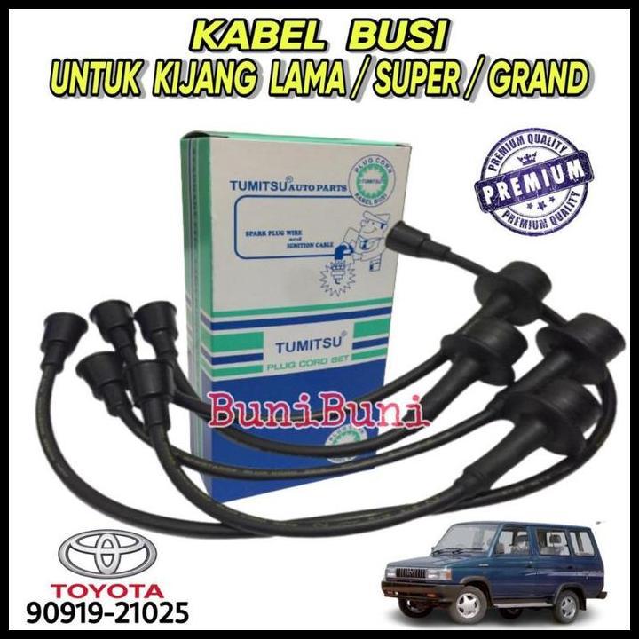 GRATIS ONGKIR KABEL BUSI KOIL MOBIL KIJANG LAMA 4K / SUPER 5K / GRAND & KAPSUL NON EFI (1 SET) 