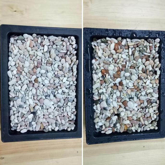 Batu Panca Warna (Batu Alam Koral Sikat Mix Carport Lantai Garasi Hias Taman)