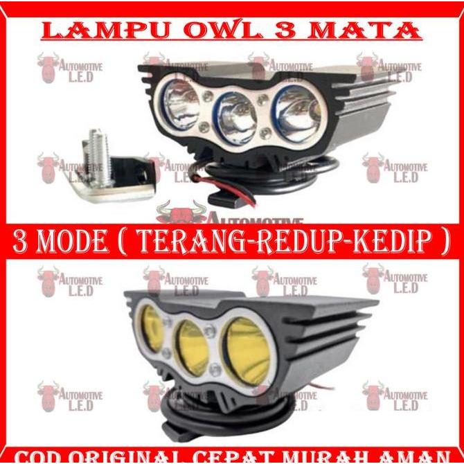 KANJALO LAMPU TEMBAK 3 MATA ULTRAFIRE LED CREE 30 WATT