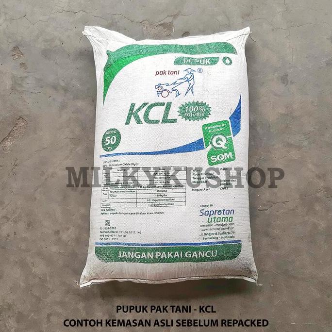 PUPUK PAK TANI KCL PUTIH 1 KG  KEMASAN REPACK