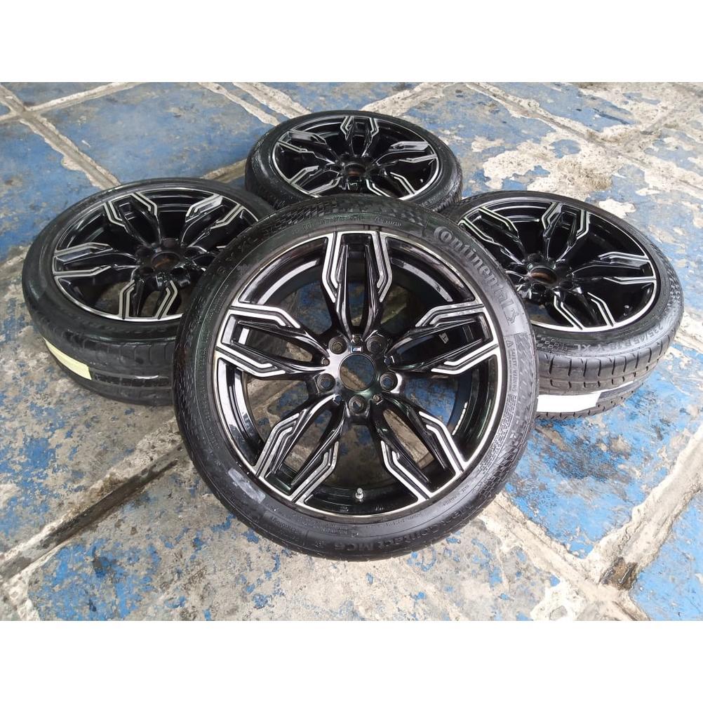 velg seken bekas murah bmw ring 18x85 95 pcd 5x120 seken plus ban seken murah