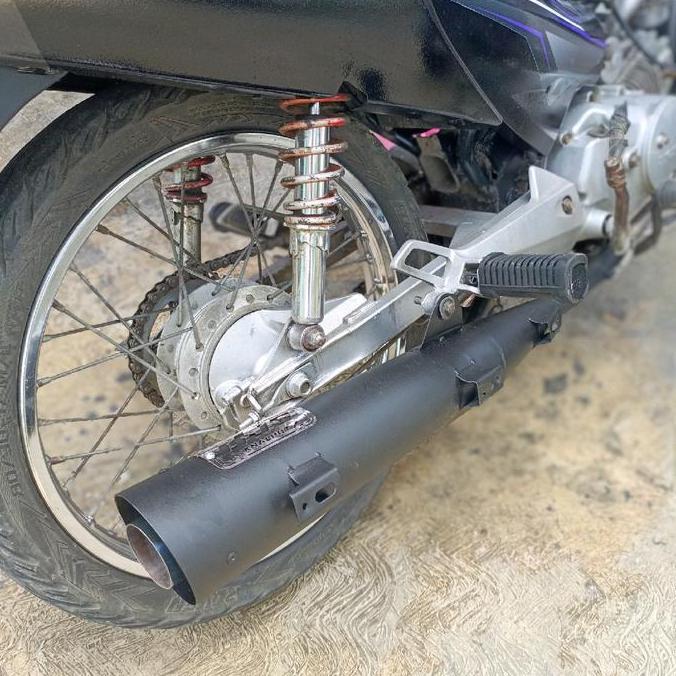 IKFOICI Knalpot Standar Racing Karisma Supra X 125 Suara Ngebas Adem - Motorcycle knalpot jupiter z 