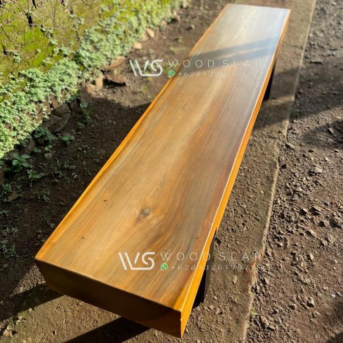 Bangku Balok Trembesi Solid 2 Meter