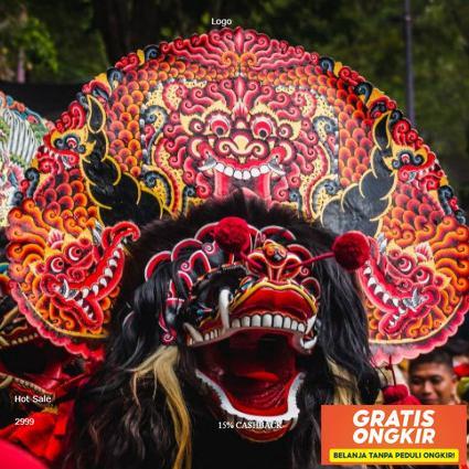 Barongan Caplokan Spon Anak Anak | Barongan Spons.Caplokan.Caplokan Anak.Caplokan Spons | Bisa Cod B