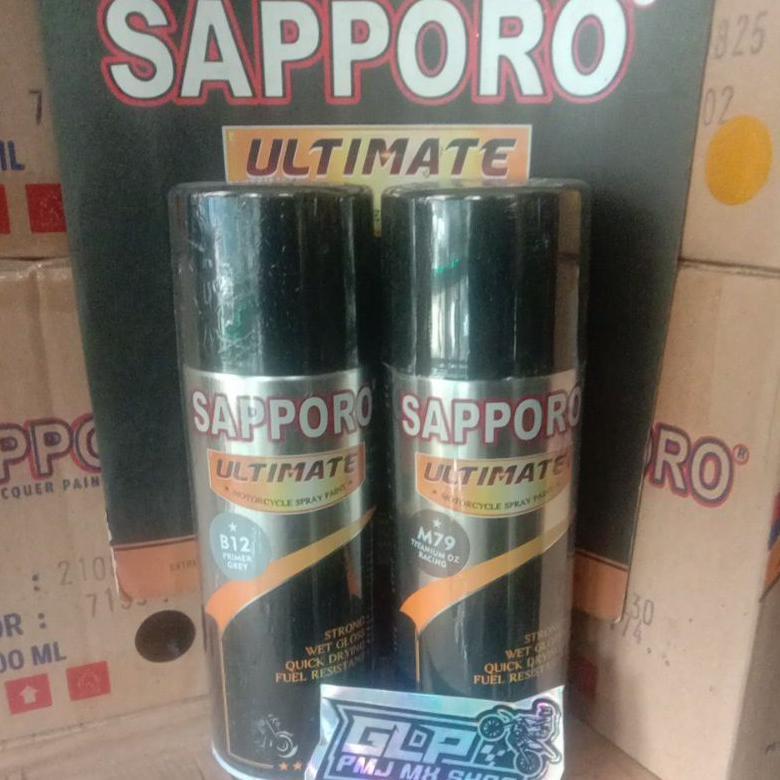Paket Saporo SAPPORO ULTIMATE Cat Velg M79 Titanium Oz Racing B12 Cat Semprot Spray Motor Pilok Pilo