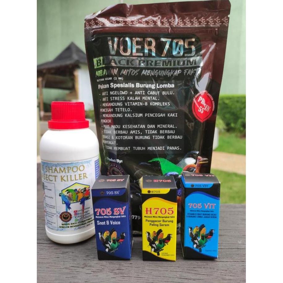 BEBAS ONGKIR - H705, 705 VIT, 705 SV, 705 SHAMPO, FREE 1 BLACK PREMIUM (250)