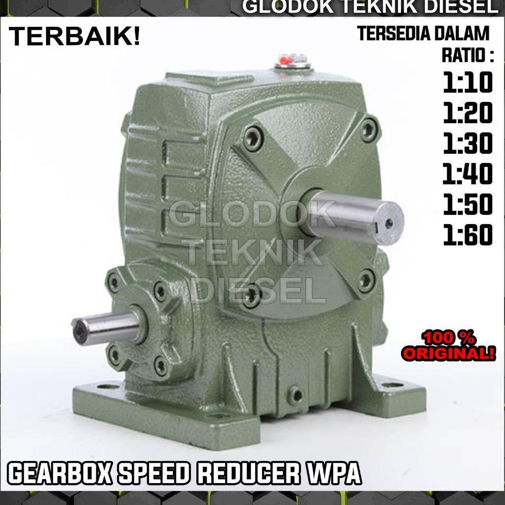 MESIN GEARBOX WPA 175 Ratio 1:10 - 1:60 SPEED REDUCER GEAR BOX WPA 175 1:10 - 1:60