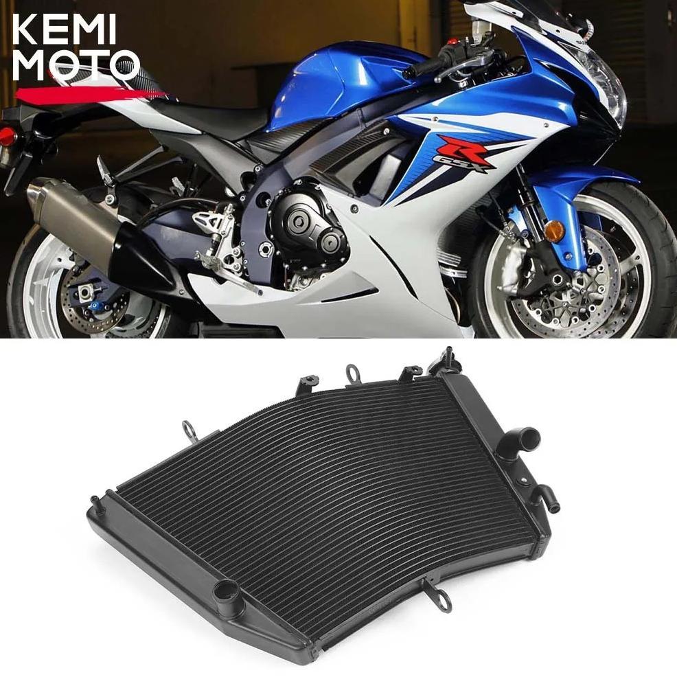 BELI SEKARANG GSX-R750 Cooler Radiator For Suzuki GSX-R600 GSXR600 GSX R600 R750 Motorcycle Cooling 