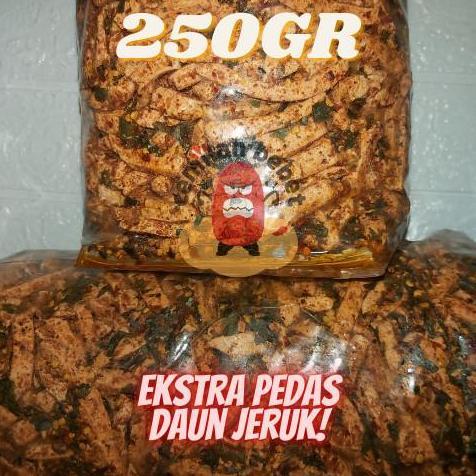 BASRENG EKSTRA PEDAS DAUN JERUK 250GR | BASRENG MALANG MURAH