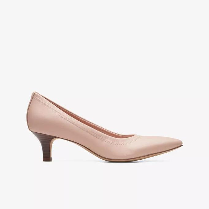 Ready Clarks Shondrah Rae Original Sepatu Heels Wanita- Dark Blush Synthetic