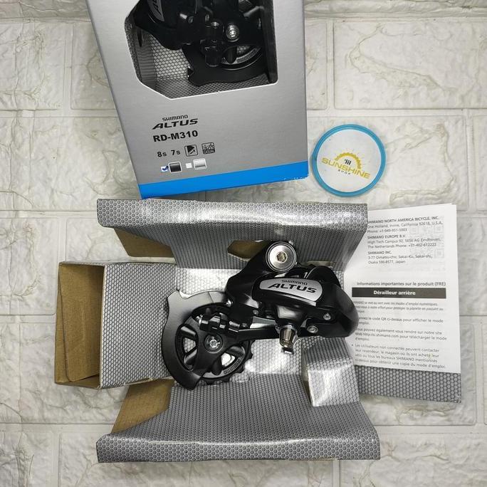 RD Rear Derailleur 7 8 Speed SHIMANO ALTUS RD-M310 Sepeda Lipat Seli Folding Bike MTB Roadbike