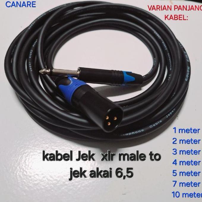 KOQOZIE Kabel Mic Jek Xlr Male ke Jek akai canare
