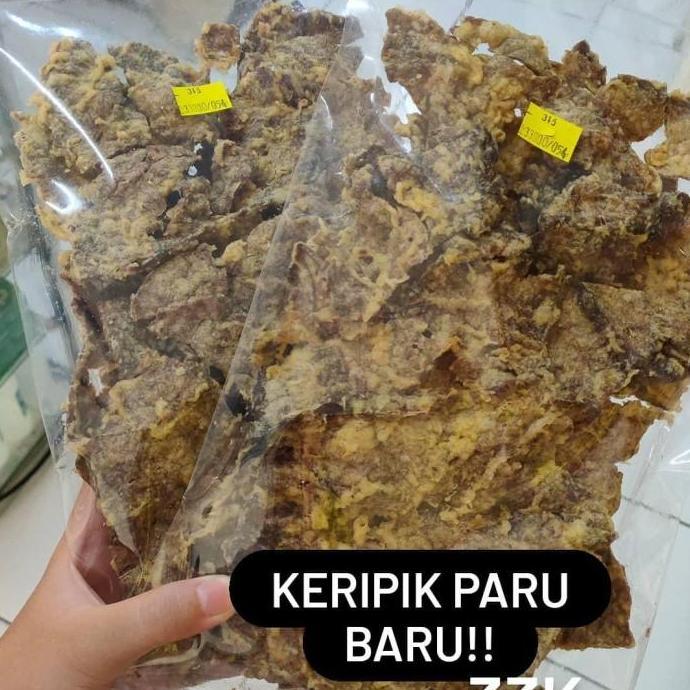 Keripik Paru Goreng/ Paru sapi / KERIPIK PARU/ PARU SAPI 200gr enak
