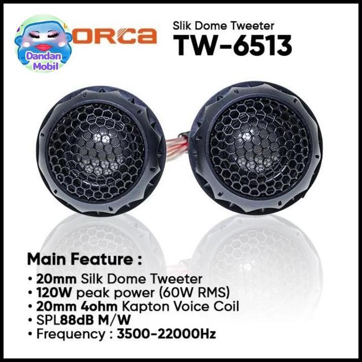 BEST DEAL TWEETER ORCA TW-6513 TWEETER SPEAKER MOBIL 
