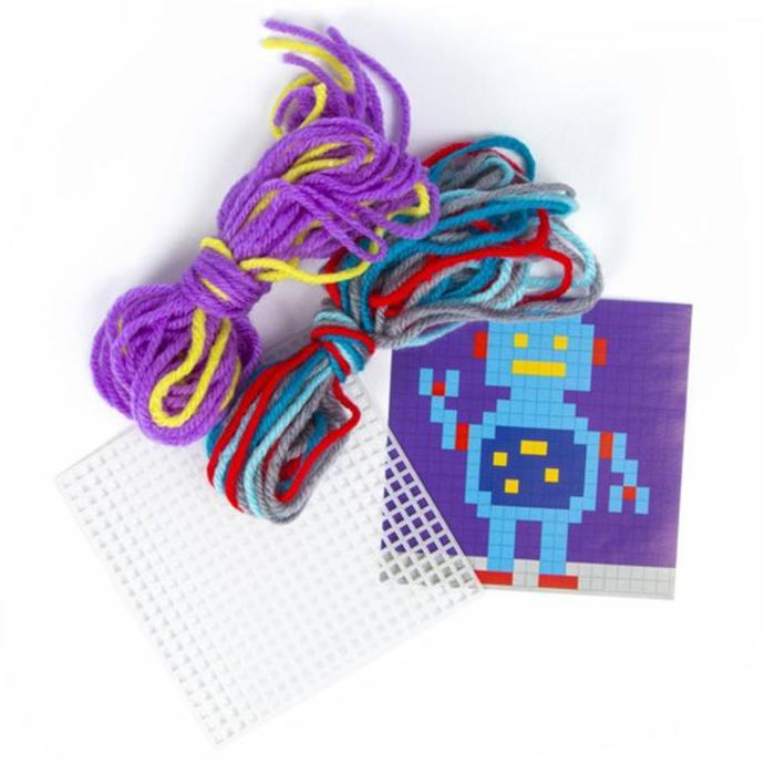 Addo Creative Cross Stitch - Mainan Kerajinan Menyulam Benang Anak