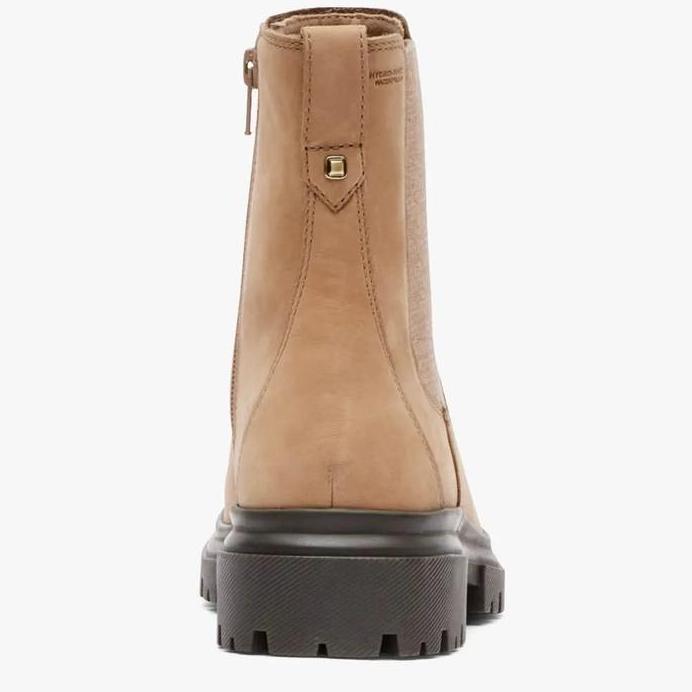 Ready ROCKPORT Ryleigh II Chelsea Boots Wanita MOCHA TAUPE NUBUCK WP - Brown