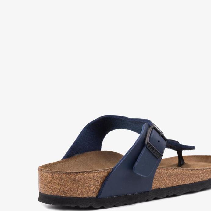Ready Birkenstock Gizeh Thong Sandal Pria Original Leather-Blue