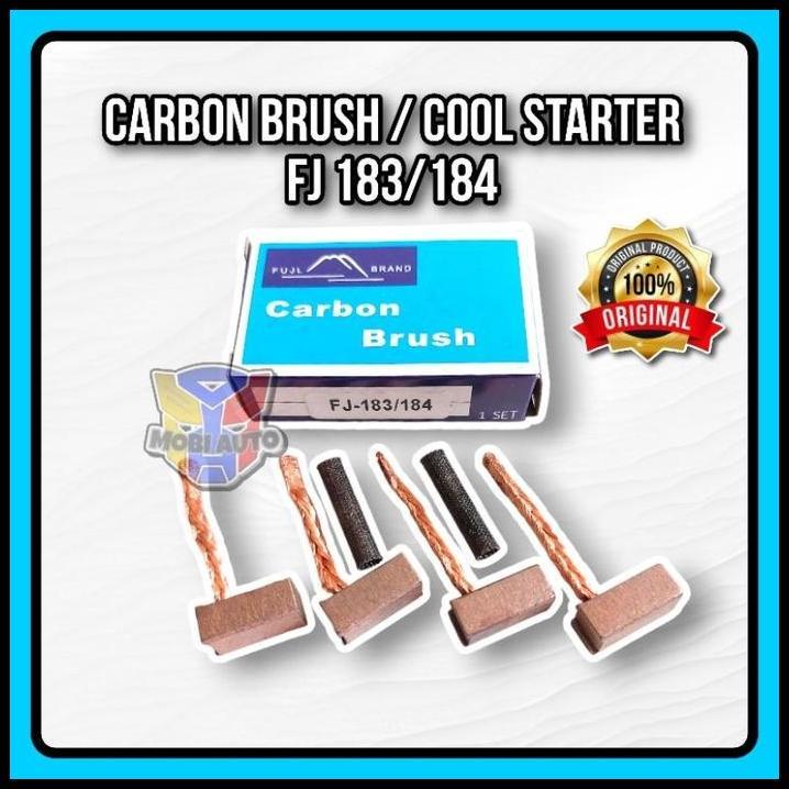 HOT DEAL CARBON BRUSH / COOL STARTER FJ183/184 / FJ 183 / 184 