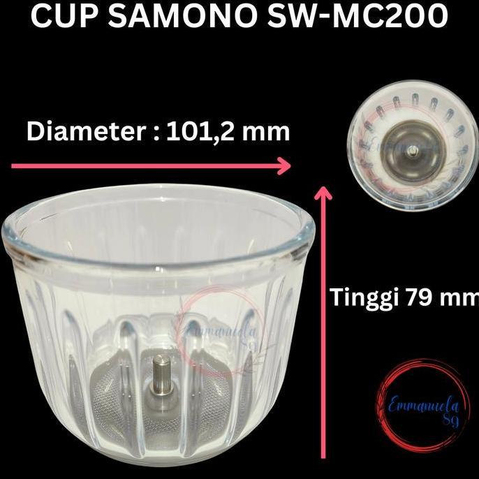 Sparepart Samono SW-MC200 Mini Chopper Mesin Cup Tutup