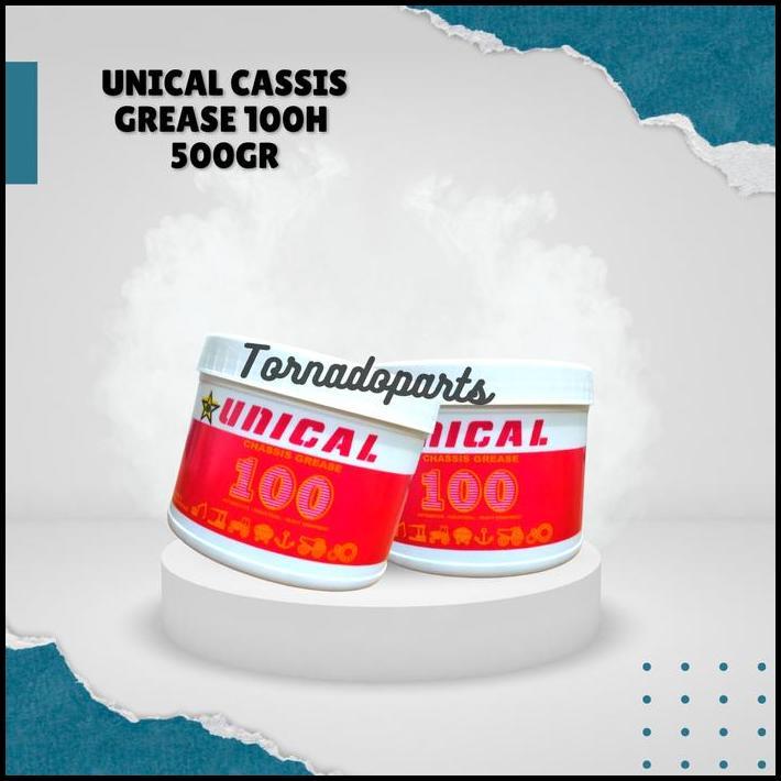 DISKON UNICAL 100 H CHASSIS GREASE BROWN 500GR/GEMUK UNICAL 100H 