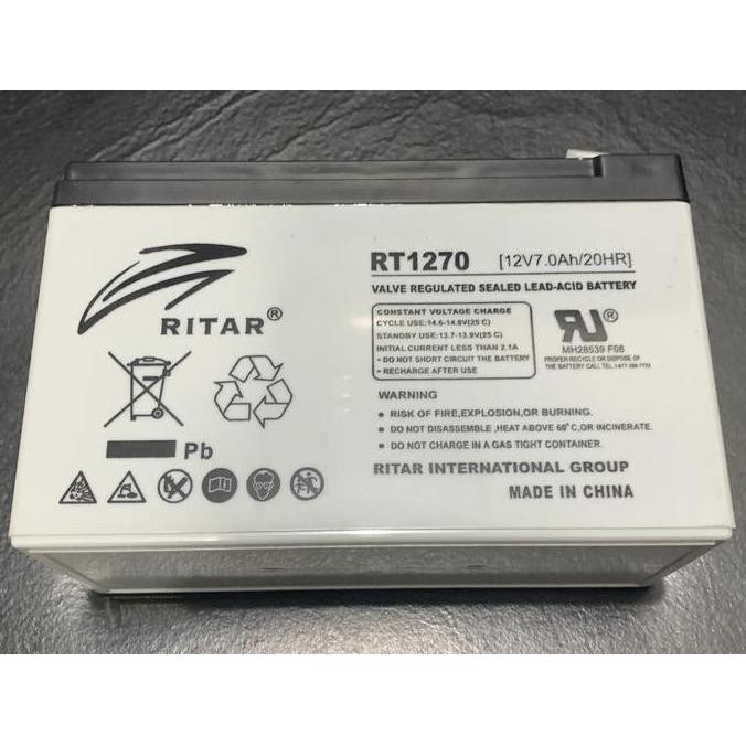 Aki baterai vrla Ritar 7ah RT-1270 12V