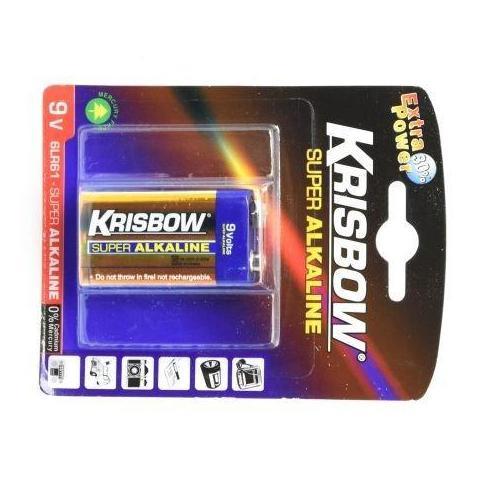 KRISBOW BATERAI ALKALINE 9V