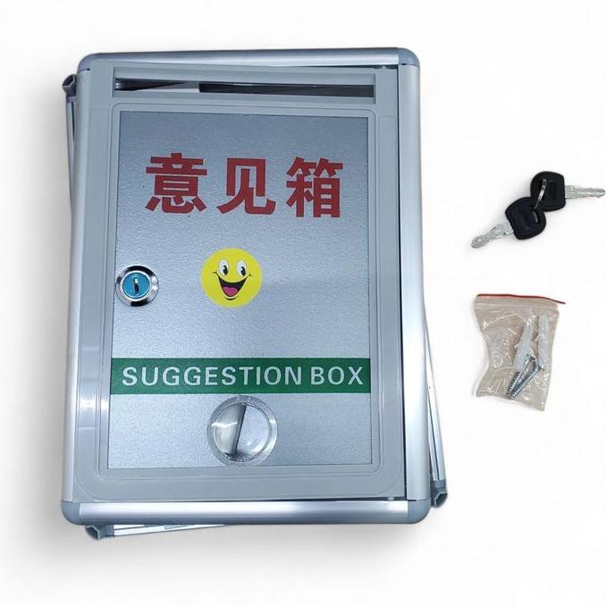 NILKAN Kotak Saran Dinding Minimalis Suggestion Box Aluminium Alloy