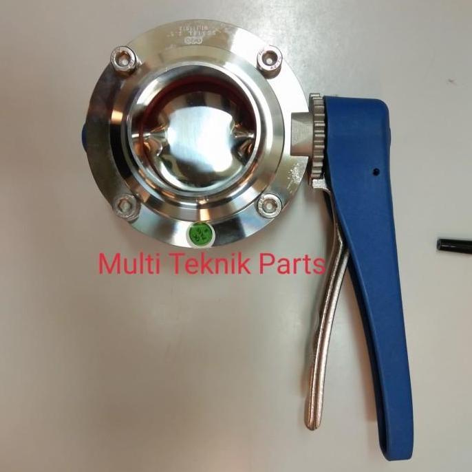 Butterfly Valve Sanitary Stainless 316L 3" Inch Spv Foodgrade