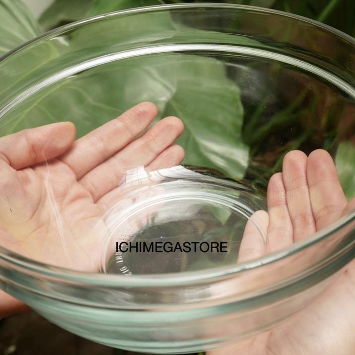 Ichimegastore Mangkuk Sayur Kaca Besar Kig Diameter 20 Cm Mangkok Sayur
